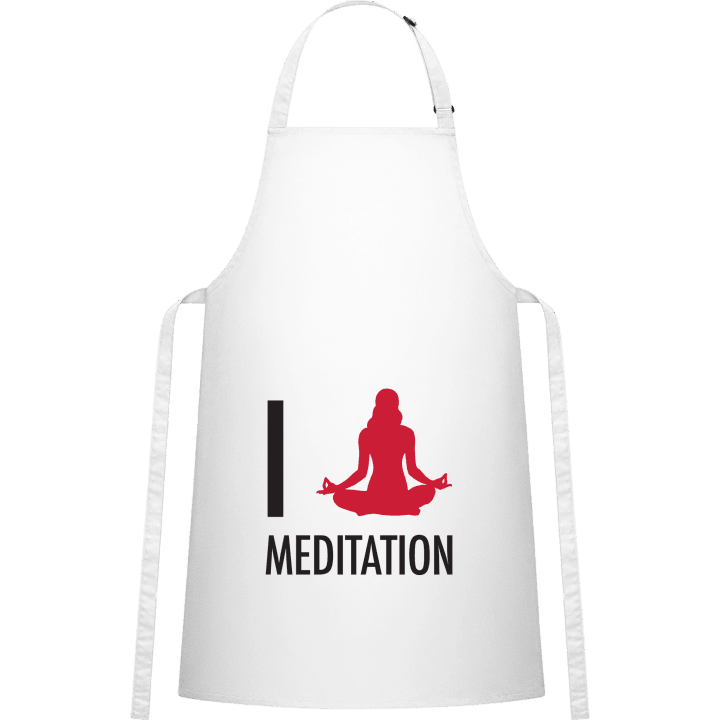 I Love Meditation Förkläde för matlagning contain pic