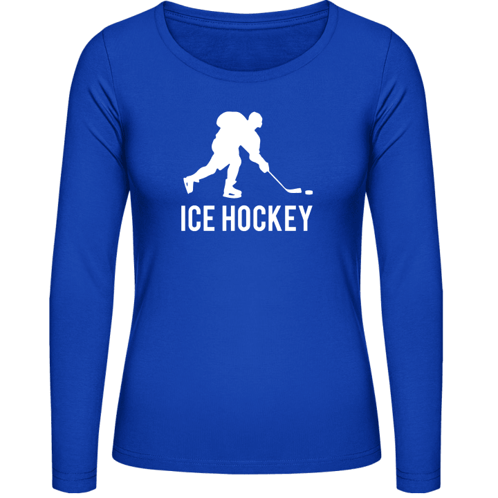 Ice Hockey Sports T-shirt à manches longues pour femmes contain pic