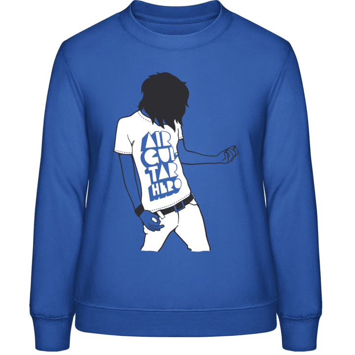 Air Guitar Frauen Sweatshirt contain pic