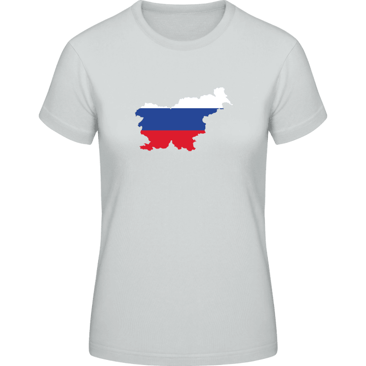 Slovenia Map T-shirt för kvinnor contain pic