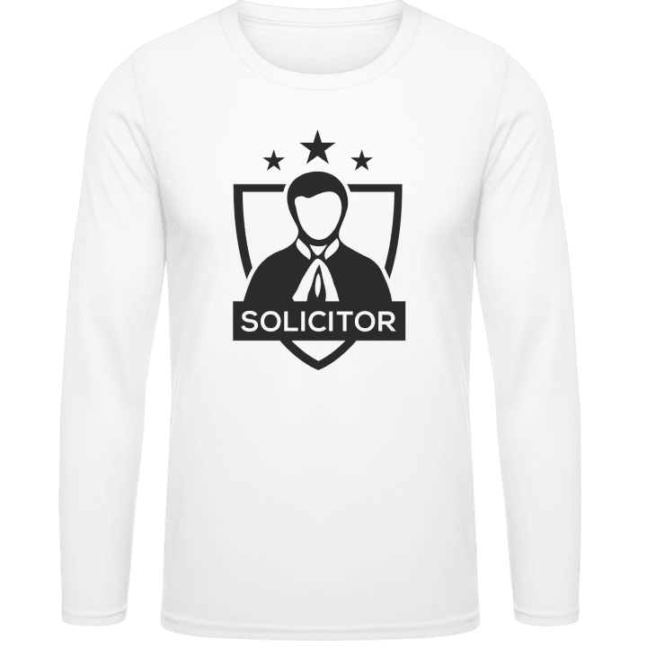 Solicitor Coat Of Arms Langarmshirt contain pic