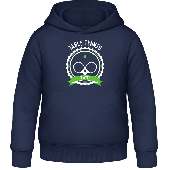 Table Tennis Player Crest Barn Hoodie contain pic