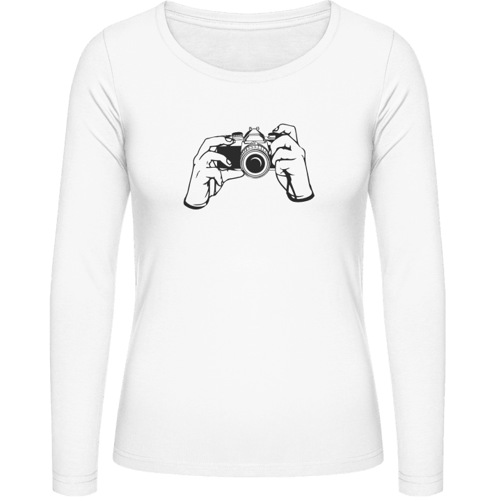 Photographer Hands T-shirt à manches longues pour femmes 0 image
