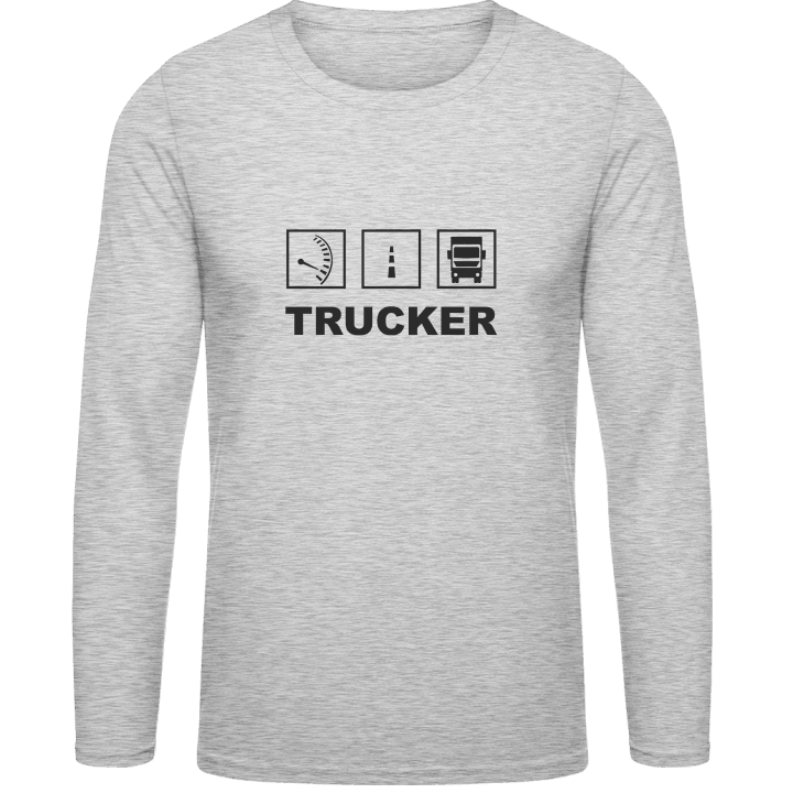Trucker Icons T-shirt à manches longues contain pic