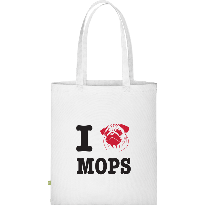 I Love Mops Stofftasche 0 image