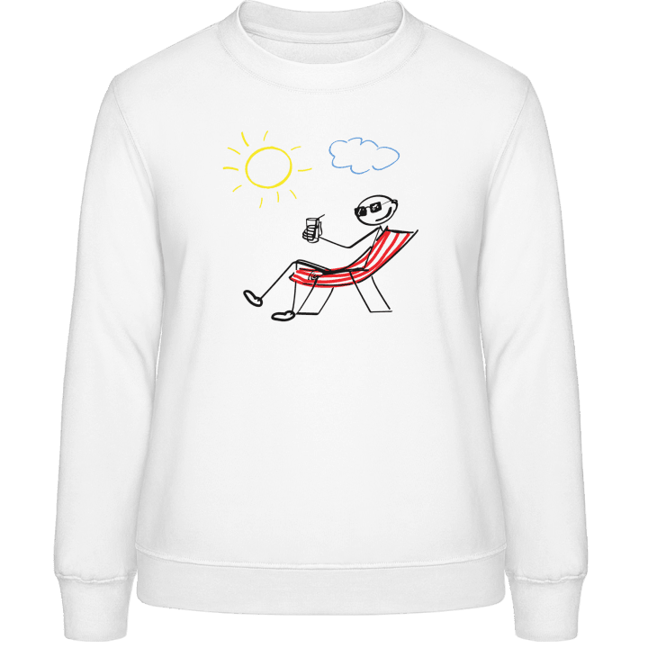 Sitting At The Beach Sweat-shirt pour femme 0 image