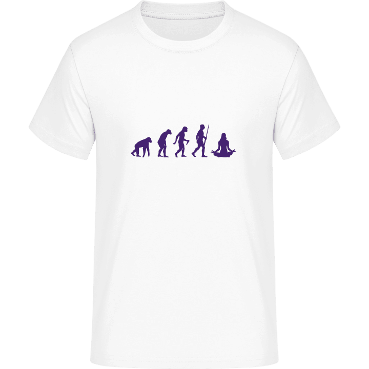 The Evolution of Yoga T-skjorte contain pic