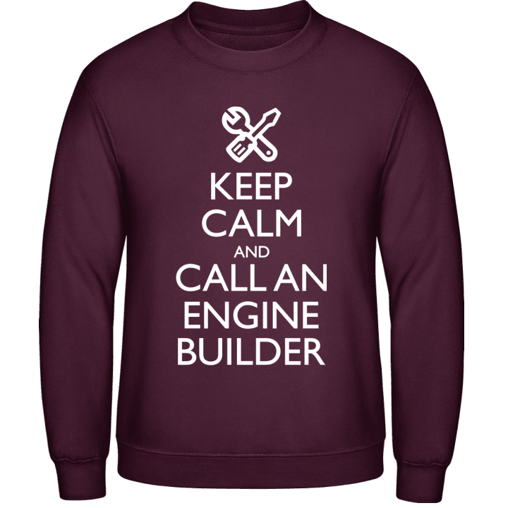 Keep Calm Call A Machine Builder Tröja 0 image