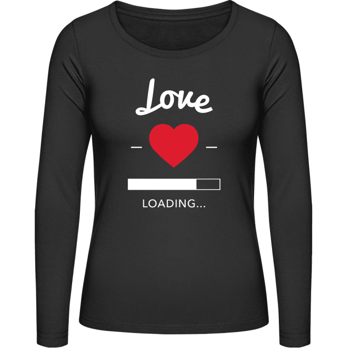 Love loading Vrouwen Lange Mouw Shirt contain pic