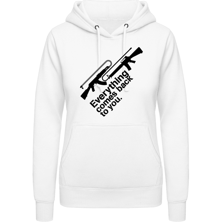 Everything Comes Back Women Hoodie contain pic