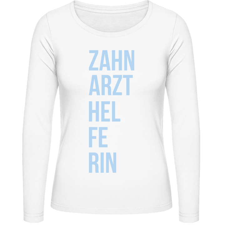 Zahnarzthelferin Langermet skjorte for kvinner contain pic