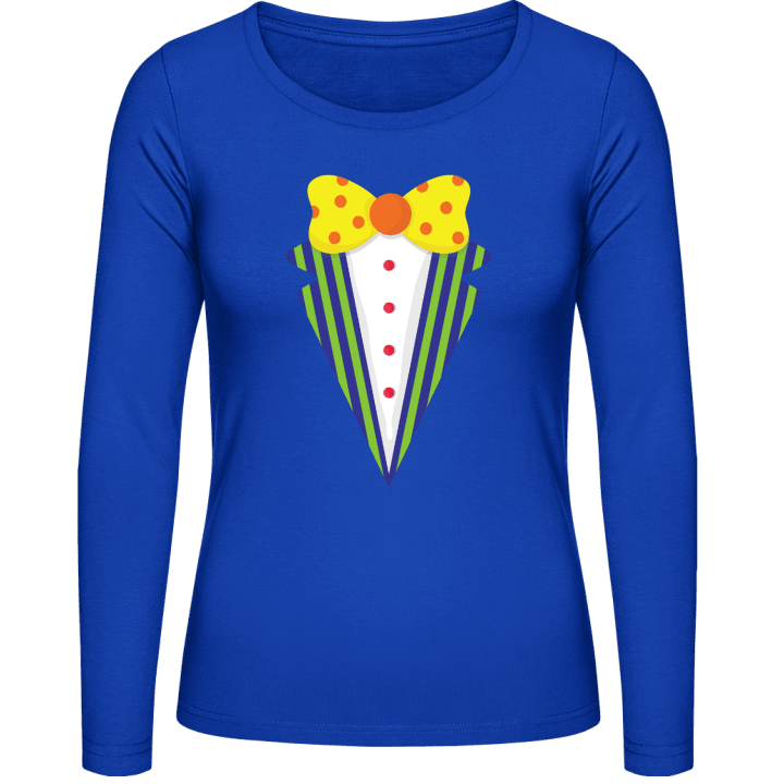 Clown Costume Camisa de manga larga para mujer contain pic