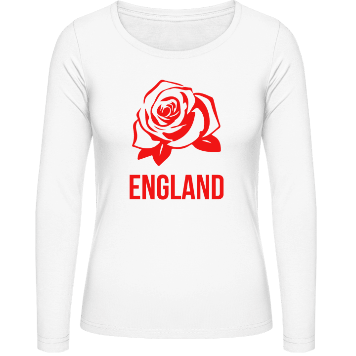 England Rose Frauen Langarmshirt contain pic