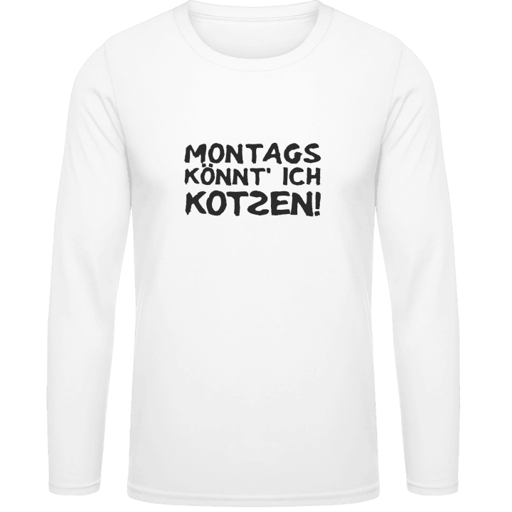 Hasse Montags T-shirt à manches longues contain pic