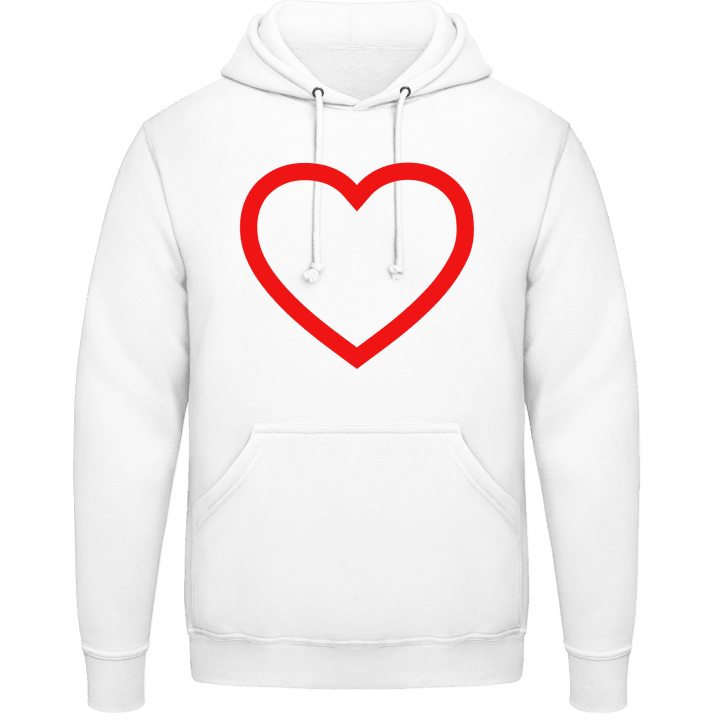 Heart Outline Hoodie contain pic