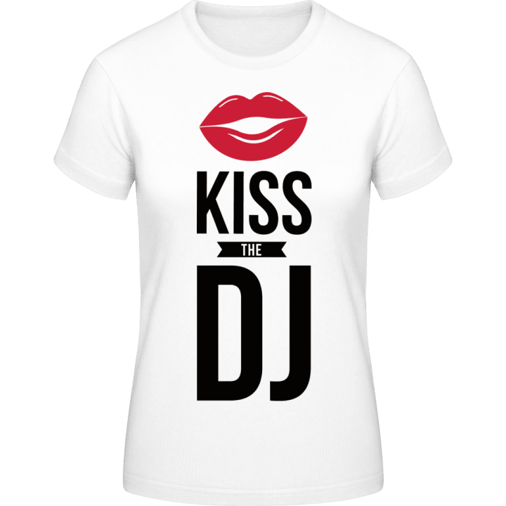Kiss the DJ T-skjorte for kvinner contain pic