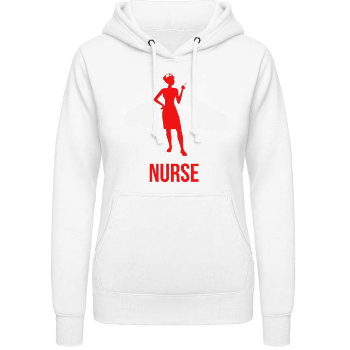 Nurse with Injection Hoodie för kvinnor contain pic