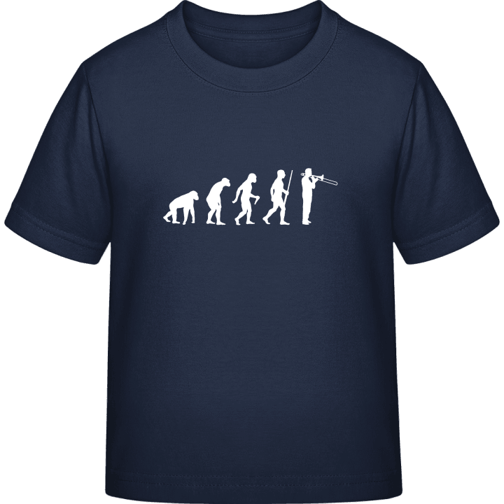 Trombonist Evolution T-shirt för barn contain pic