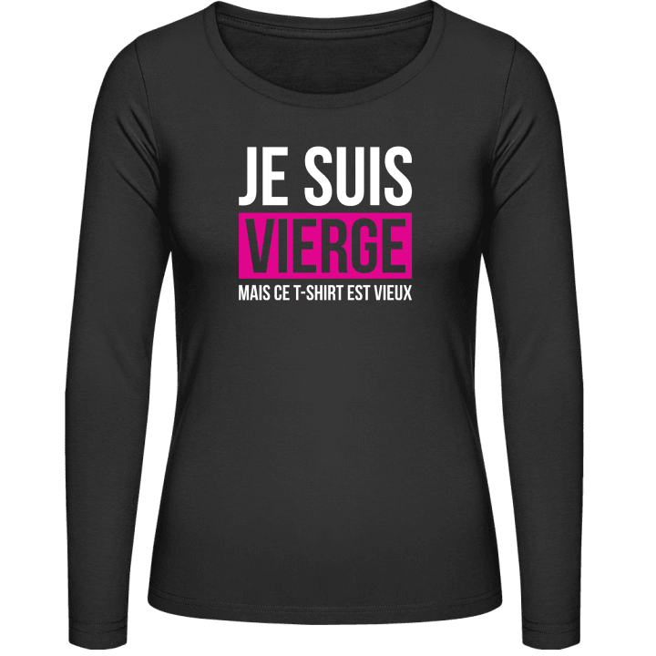 Je suis vierge Vrouwen Lange Mouw Shirt contain pic