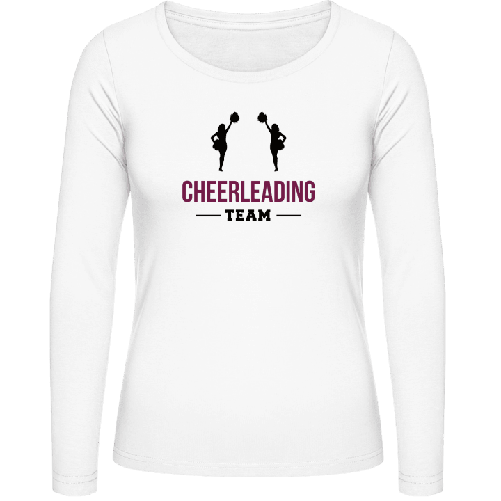 Cheerleading Team Vrouwen Lange Mouw Shirt contain pic