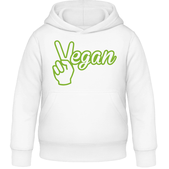 Vegan Logo Sweat à capuche pour enfants contain pic
