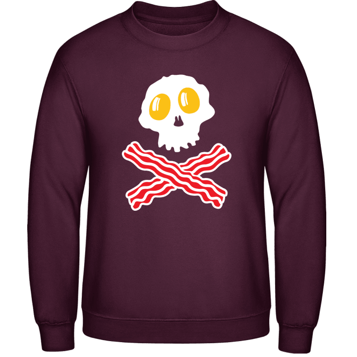 Fried Egg Skull Sweatshirt 0 image