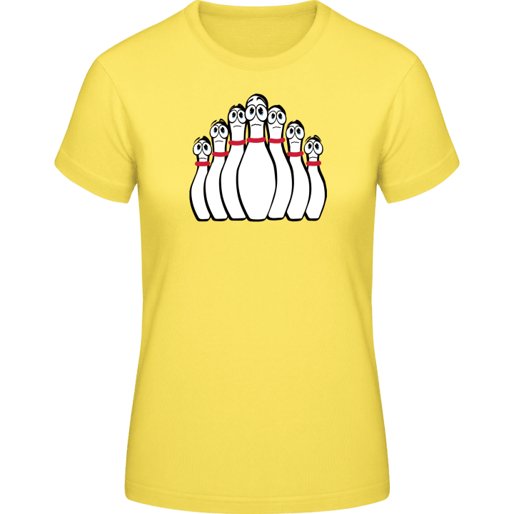 Scared Pins Bowling Frauen T-Shirt 0 image