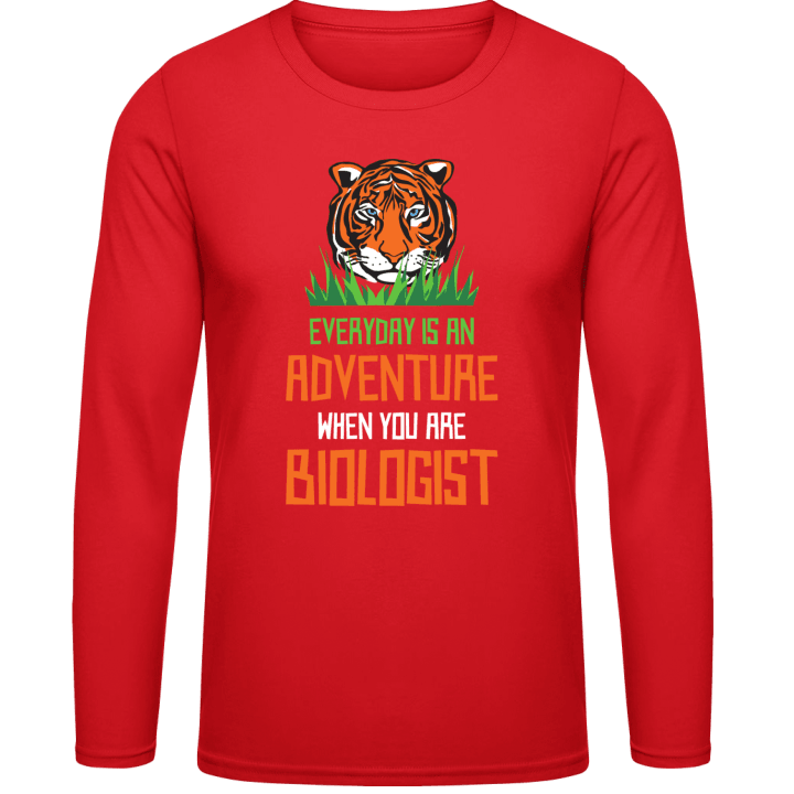 Adventure Biologist Tiger Long Sleeve Shirt contain pic