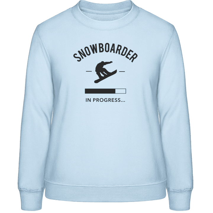 Snowboarder in Progress Sweat-shirt pour femme contain pic
