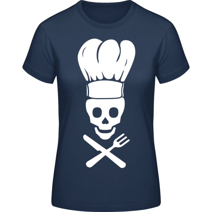 Cook Skull T-shirt för kvinnor contain pic