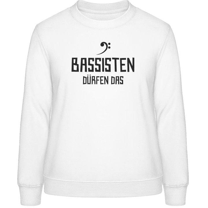 Bassisten dürfen das Sweatshirt för kvinnor contain pic
