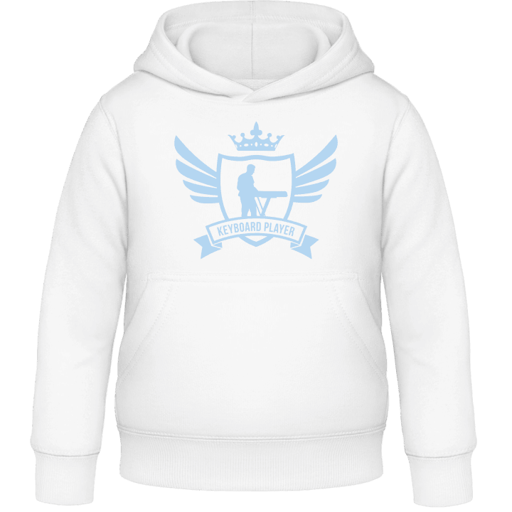 Keyboard Player Winged Kids Hoodie contain pic