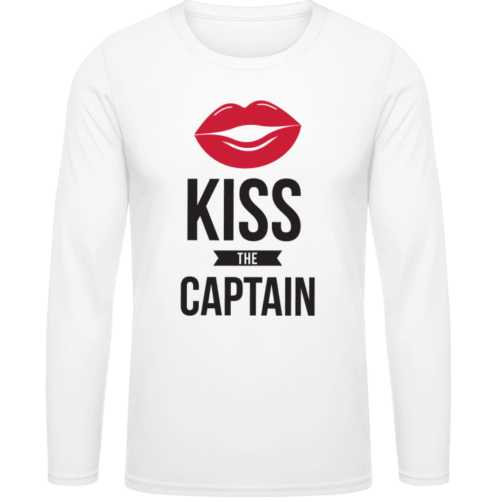 Kiss The Captain T-shirt à manches longues contain pic