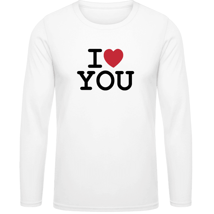 I heart you T-shirt à manches longues contain pic