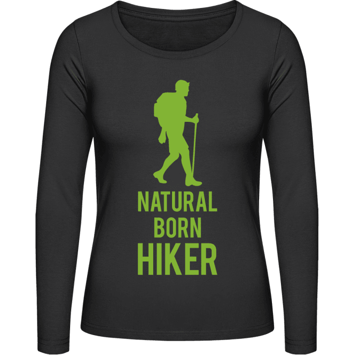 Natural Born Hiker Frauen Langarmshirt contain pic