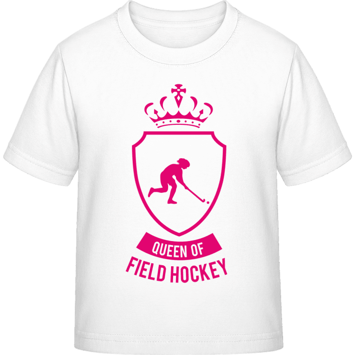Queen Of Field Hockey Kinder T-Shirt contain pic