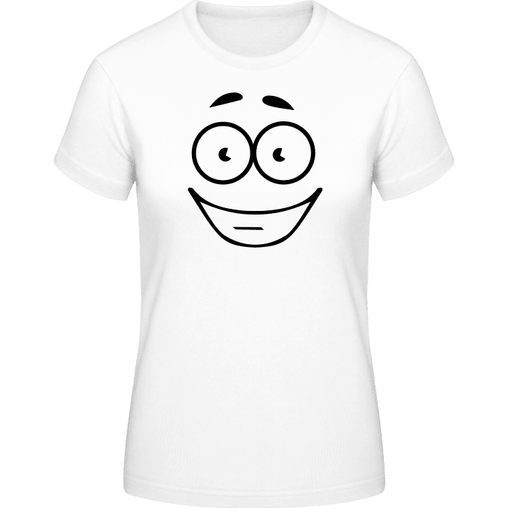 Happy Face Character Vrouwen T-shirt contain pic