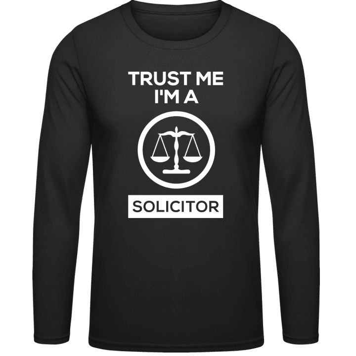 Trust Me I'm A Solicitor Langarmshirt contain pic