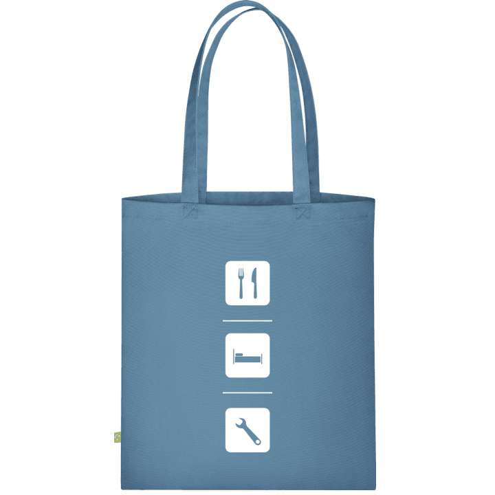 Eat Sleep Work Tool Cloth Bag contain pic