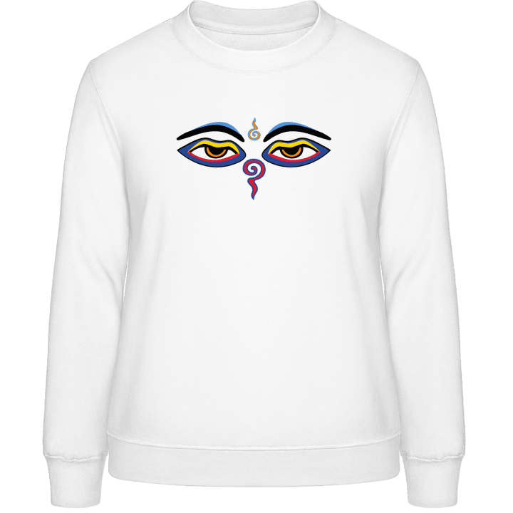 Eyes of Buddha Symbol Vrouwen Sweatshirt contain pic