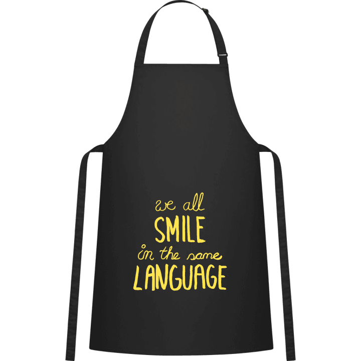 We All Smile In The Same Language Tablier de cuisine 0 image