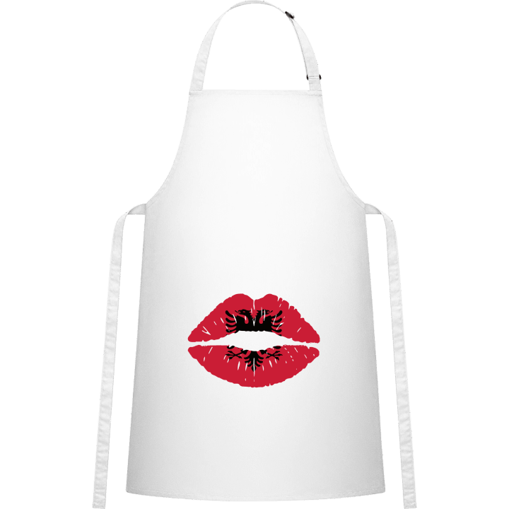 Albanian Kiss Flag Kitchen Apron contain pic