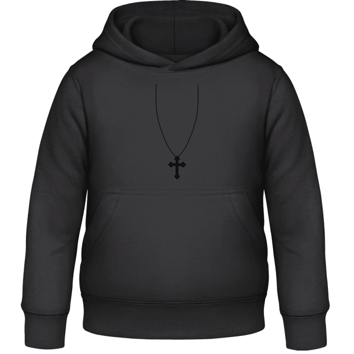 Cross Necklace Barn Hoodie contain pic