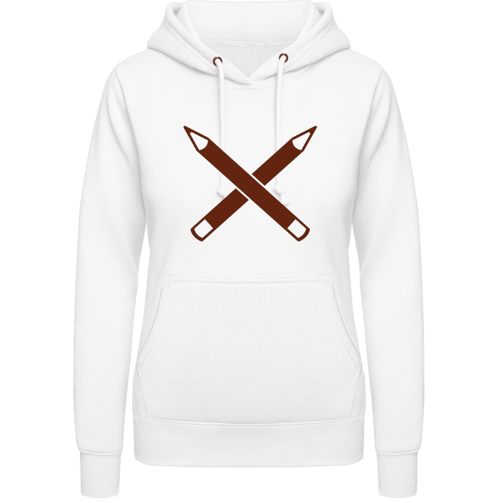 Crossed Pencils Women Hoodie contain pic