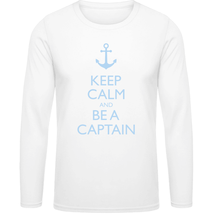 Keep Calm and be a Captain Långärmad skjorta contain pic
