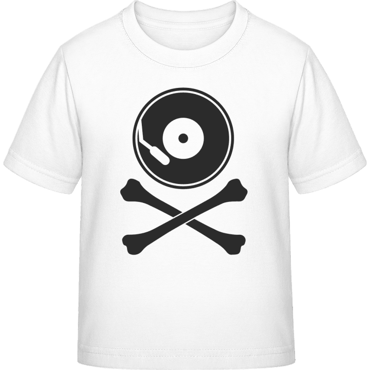 Vinyl And Crossed Bones T-shirt för barn contain pic
