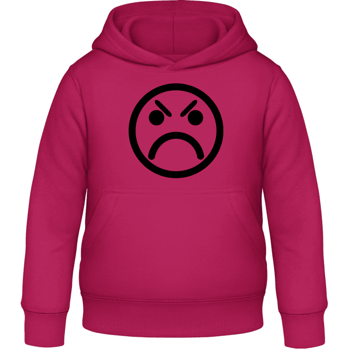 Angry Smiley Sweat à capuche pour enfants contain pic