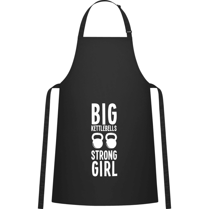 Big Kettlebels Strong Girl Delantal de cocina contain pic