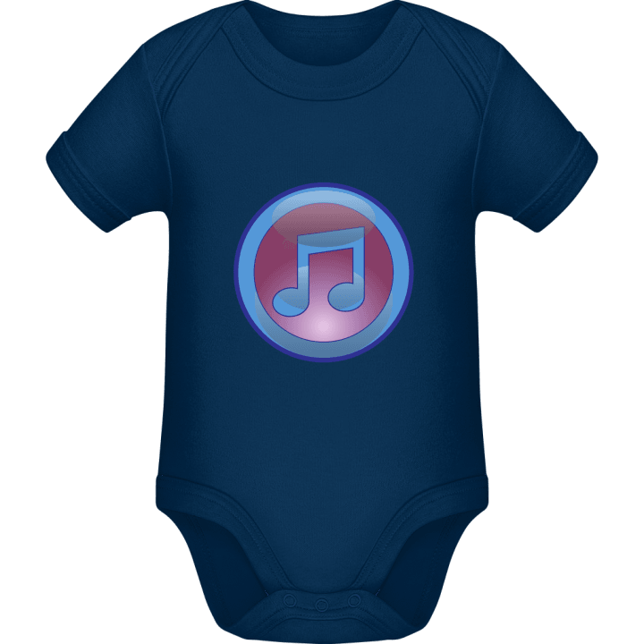Music Superhero Logo Baby romper kostym contain pic
