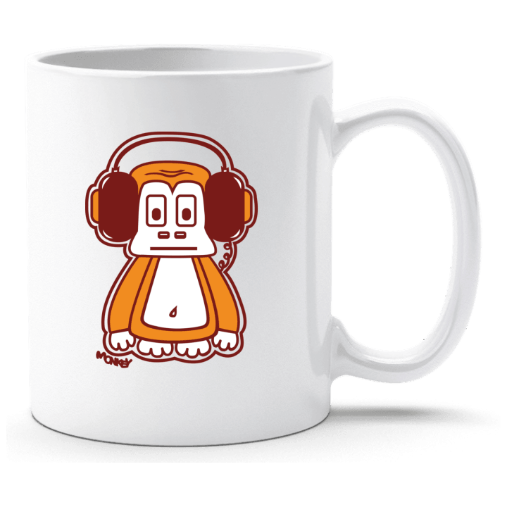 Monkey With Headphones Tasse contain pic